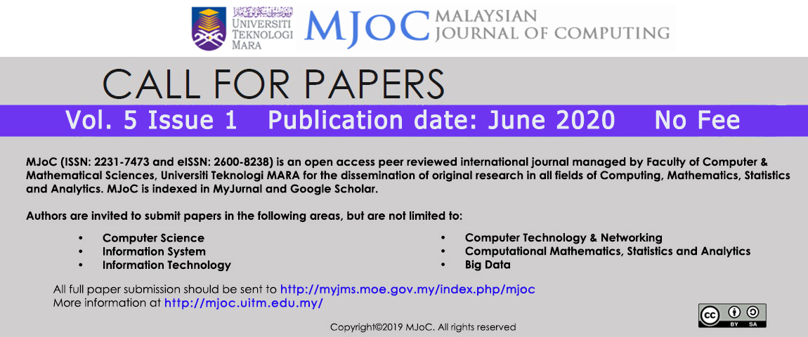 Home - Malaysian Journal of Computing (MJoC)